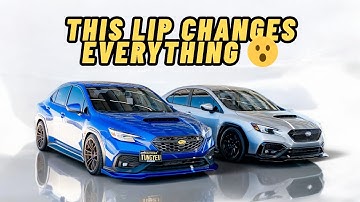 We Installed the MOST AGGRESSIVE Lip for the 2022+ WRX!