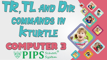 class 3 Keyboard unit 4 TR,TL and Dir commands in Kturtle by PIPS School System Hafizabad