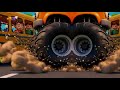 The Amazing Wheels Of A Monster / using mirroring layout+visualization