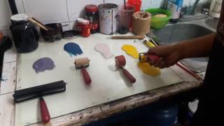 XILOGRAFIA A 12 COLORES TALLER LA CHICHARRA OAXACA-MEXICO