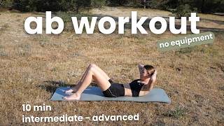 10 MIN ABS | Intense Core Workout (No equipment)