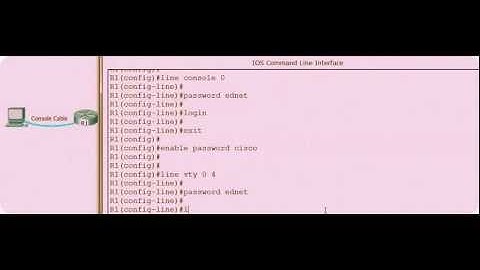 How to configure Host Name, Consoel & VTY password