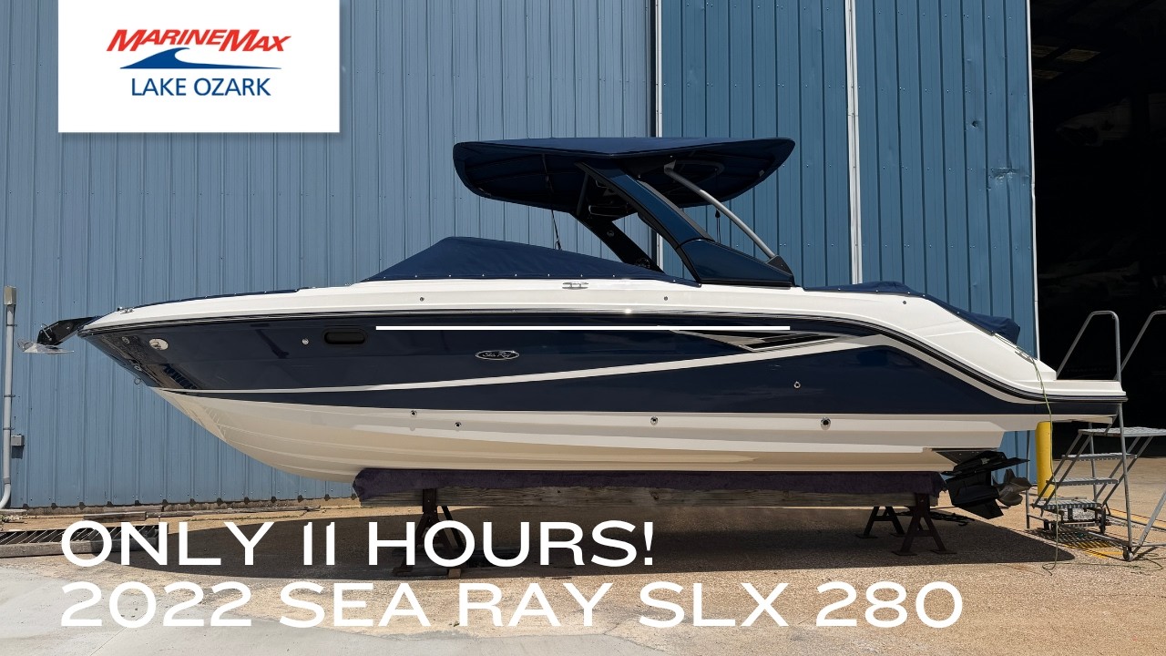 LIKE NEW 2022 Sea Ray 280 SLX Available at MarineMax Lake Ozark
