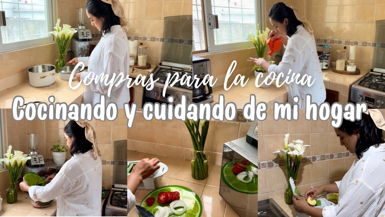 Cocinando y cuidando de mi hogar 🤍 || Compré una nueva batería de cocina | Disfrutando de mi hogar 💕