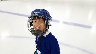 Boys ice skating at salt fleet ice arena! Learning new tricks every time.