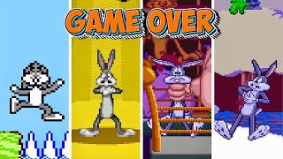 Evolution of Bugs Bunny games GAME OVER screens + All Intros