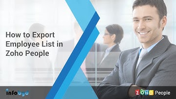 How to Export List of Employees from Zoho People