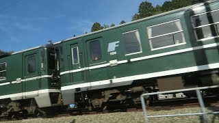 京都丹後鉄道　宮福線 天橋立行き 丹後あおまつ号代車 到着と折り返し乗車少し車窓 福知山駅～ 2019 04