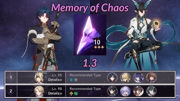 E0 Blade with Sushang & E0 Imbibitor Lunae DPS Team | Memory of Chaos 10 | 1.3 - Honkai Star Rail