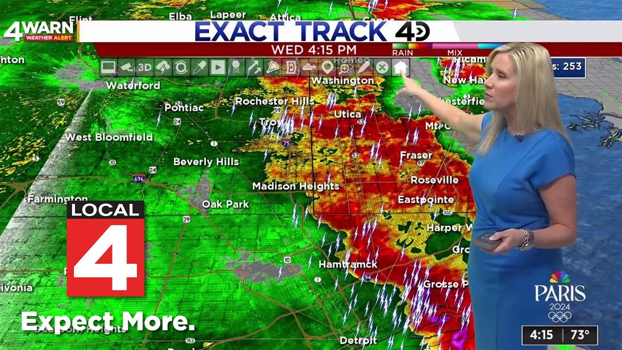 Metro Detroit weather forecast June 5, 2024 -- 4 p.m. Update - YouTube