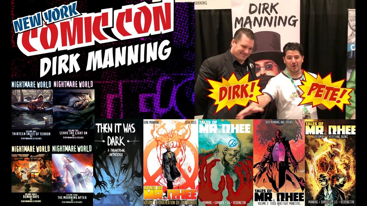 Interview with Mr.Rhee Horror Comic Creator Dirk Manning - Pete's Basement @ NYCC 2017!
