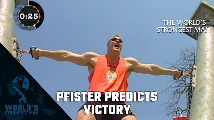 The Worlds Strongest Man Classics 2001: Pfister predicts victory