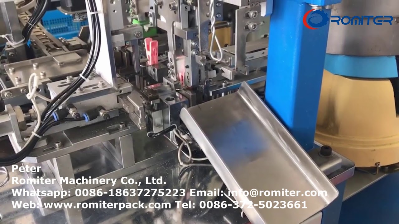 Automatic Plastic Clothespin and Ring Clip Assembling Machine with Plastic Hook Attachding Function