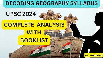 Syllabus for Geography Optional UPSC  /Book list for UPSC Geography Optional/ Strategy for UPSC 2024