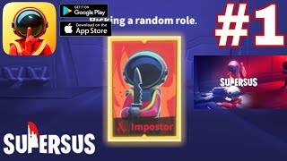 Super Sus - Gameplay Walkthrough Part 1 - Impostor Tutorial (Android) screenshot 5
