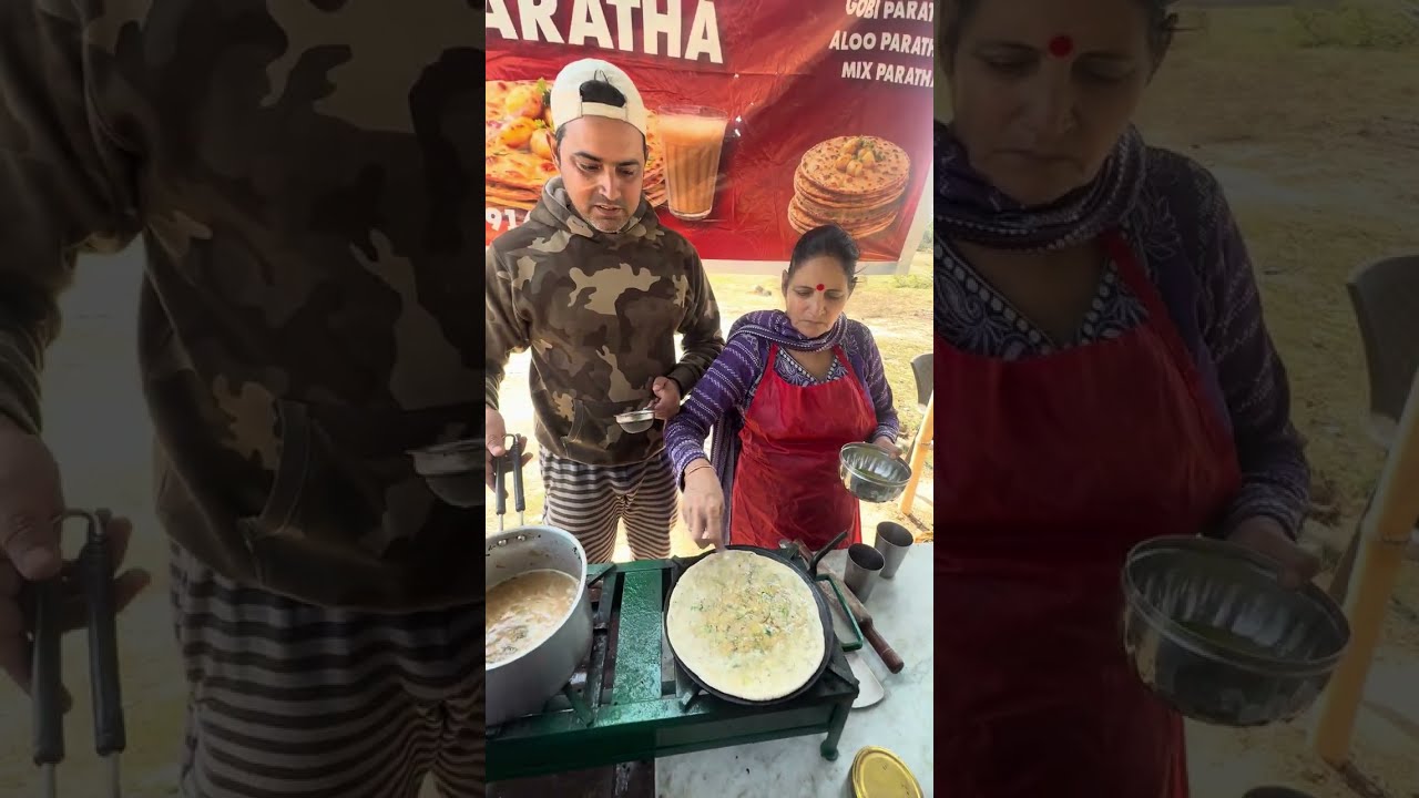 ₹60 में पंडित जी का देसी घी वाला पराठा | Special Desi Ghee Paratha 