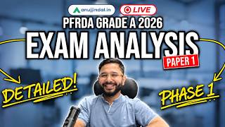 PFRDA Grade A 2026 Exam Analysis | Phase 1 Paper 1 Detailed Review