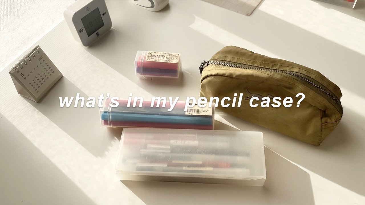 What's in my pencil case? ✏ My stationary collection, my favorites, Muji  and other Japanese brands 