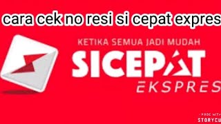 Cara cek no resi si cepat expres