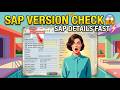 How To Check SAP Version &amp; Server Details|(Full Tutorial)|(Easy Method)#sap #saptutorial #learnsap