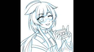OC Commission #1 Speedpaint - Azuri Illust.