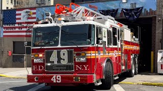 Celebrity FDNY Engine 68 & *NEW* Ladder 49 Responding Wealth