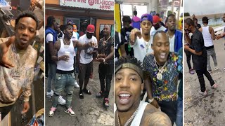 Yfn lucci jackboy ferrari fred meet up to shoot new video....