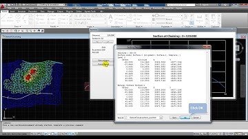 VisionCivil - Cross section creation and visualization.