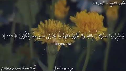 ارح سمعك تلاوه عطره فارس عباد حالات واتس اب اسلاميه