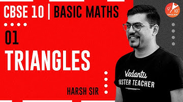 Triangles L-1 | Basic Proportionality Theorem | CBSE Class 10 Maths | Basic Maths | NCERT | Vedantu