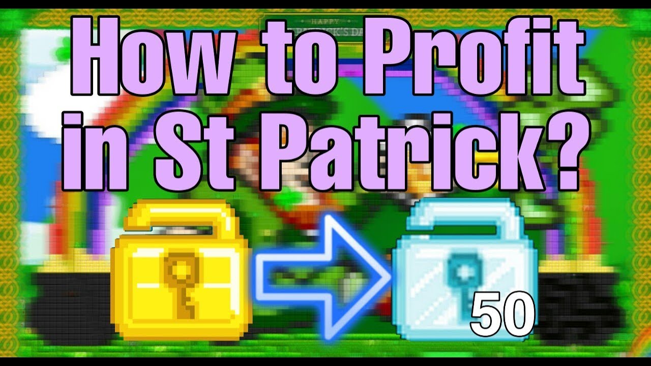 Growtopia How to Profit in St Patrick 2019 (Top Secret) - YouTube