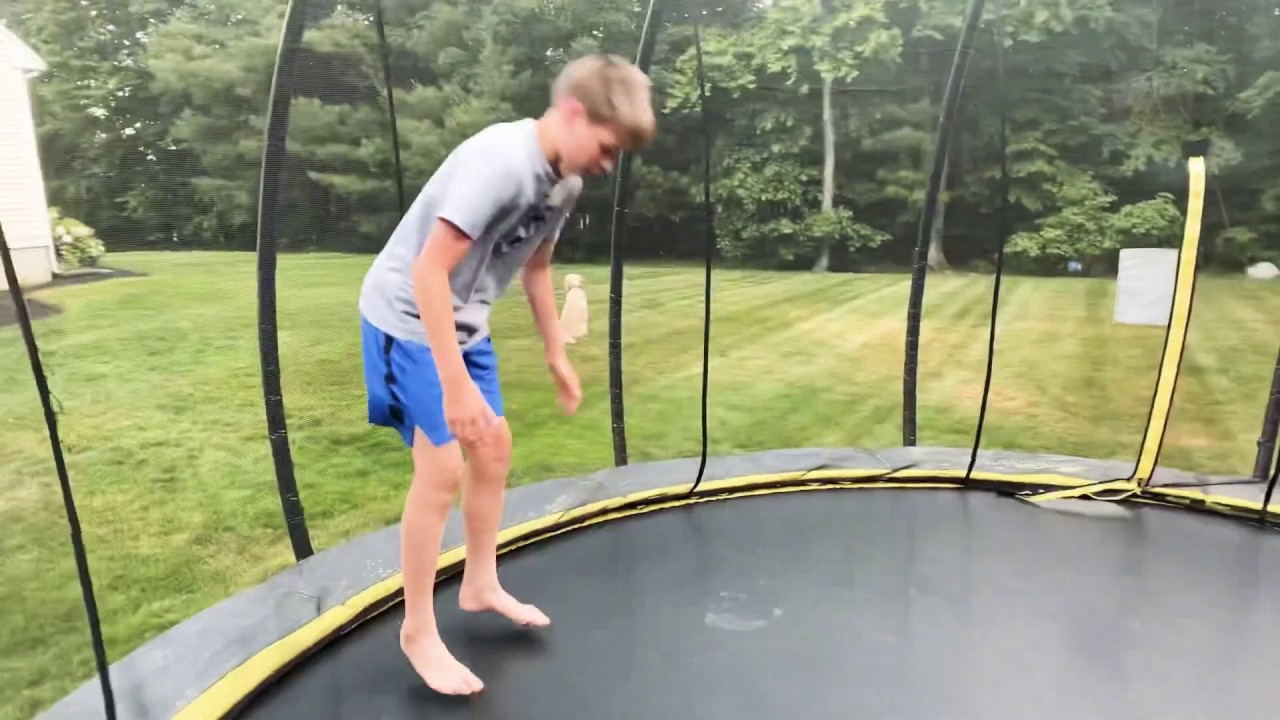 How to do the front flip for starters - YouTube