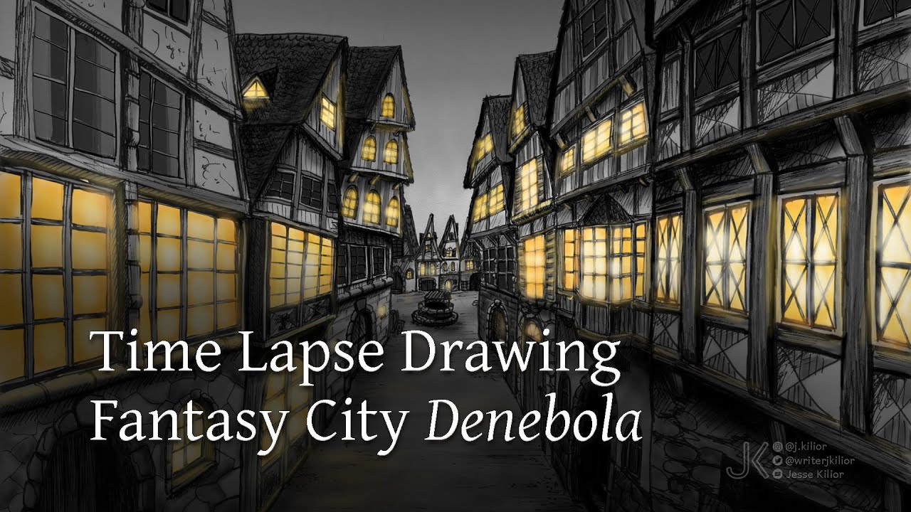 Zeitrafferzeichnung Denebola - mit Beleuchtung