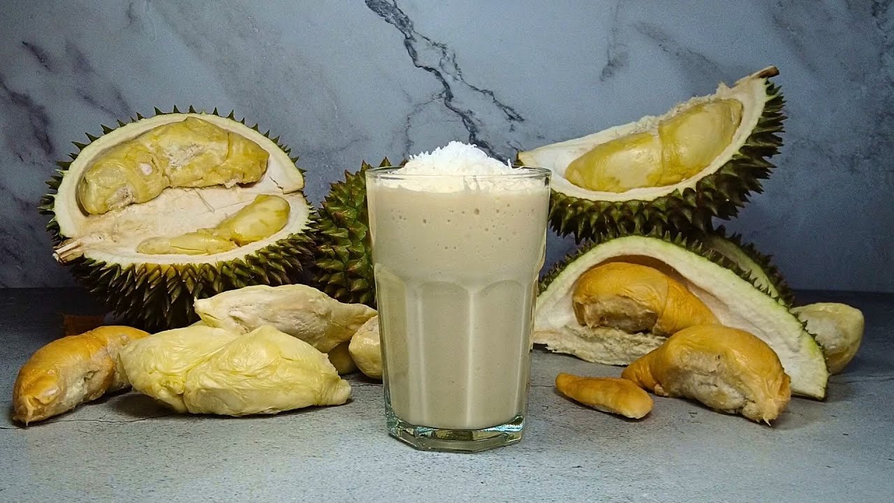 Salted Caramel Durian Smoothie | Creamy and Flavourful Drink