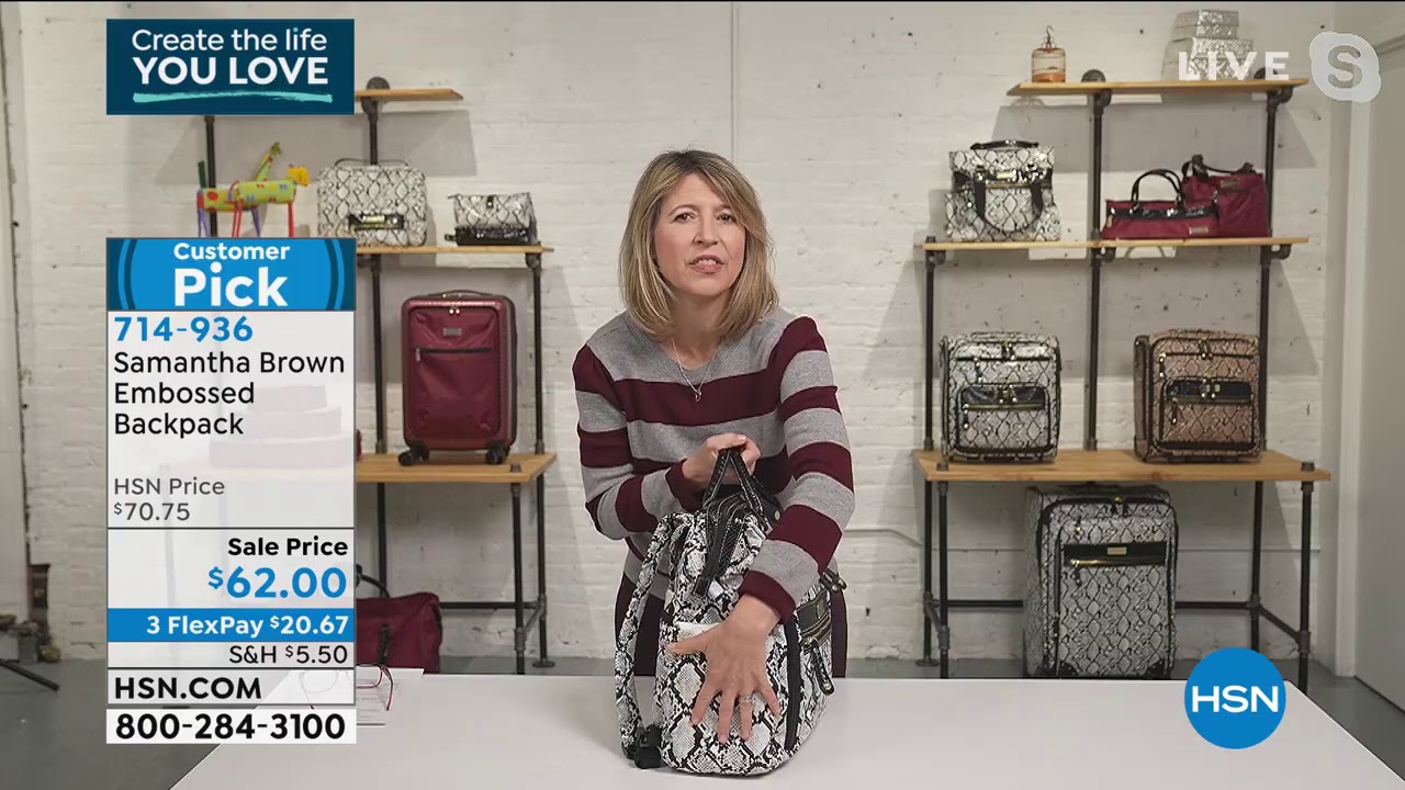 HSN  Samantha Brown Luggage Collection 10.06.2023 - 10 AM 