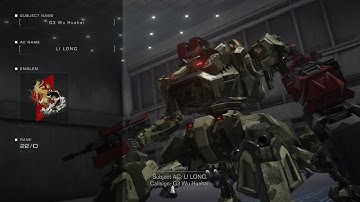 Armored Core VI: Fires Of Rubicon - Arena - [D-Rank] G3 Wu Huahai // LI LONG