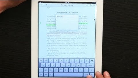 Highlighting & Annotating Text on an iPad : Tech Yeah!