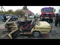 Петриківський район: рятувальники деблокували водія з понівеченого легковика
