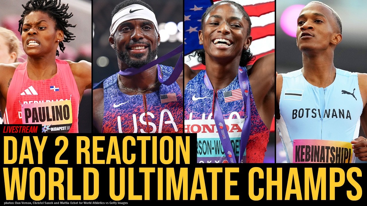 World Ultimate Champs Day 2 Reaction | Kenny B UPSETS Oblique + Melissa DOMINATES 100m Final