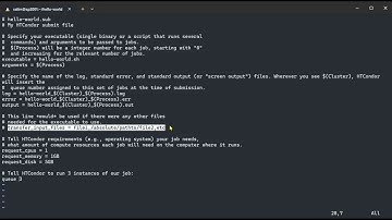 Hello World Tutorial: Submit HTC Jobs using HTCondor