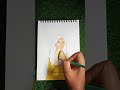 বাঙালি মেয়ের ছবি আঁকলাম 🌸😊#shortsfeed #viralvideo #shorts #subscribe