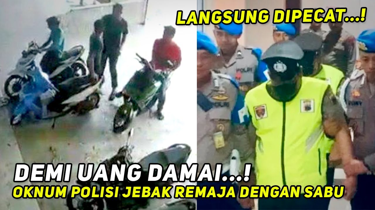 LANGSUNG DIPECAT! Oknum Polisi Jebak Warga Pakai Sabu Berujung Dipecat