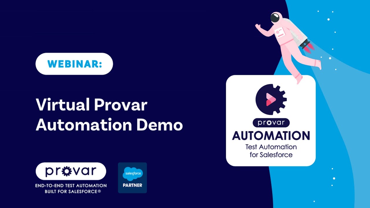 Virtual Provar Automation Demo - Webinar - YouTube