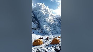 🚨 Mountain Horror: Climbers Barely Escape Raging Avalanche! 🏃‍♂️💨
