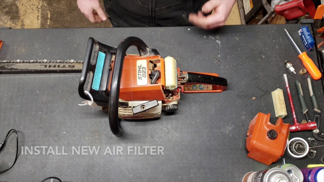 How To Tune Up A Chainsaw - YouTube