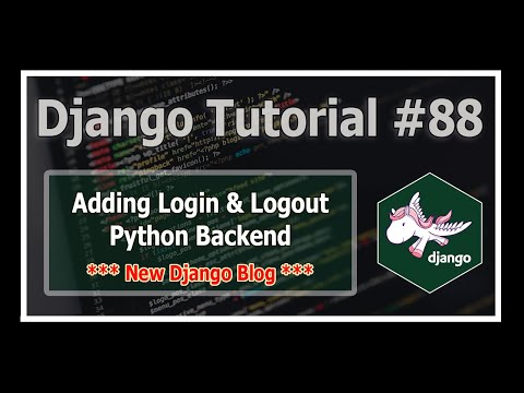 Django 3 Blog: Login & Logout Endpoints | Python Django Tutorials In Hindi #88