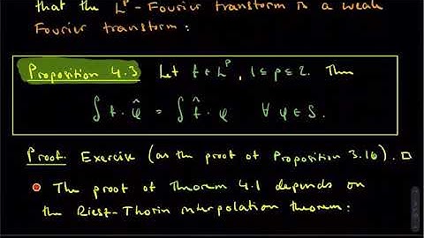 Introduction to Fourier analysis: Lecture 15