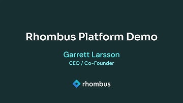 Rhombus Platform Demo