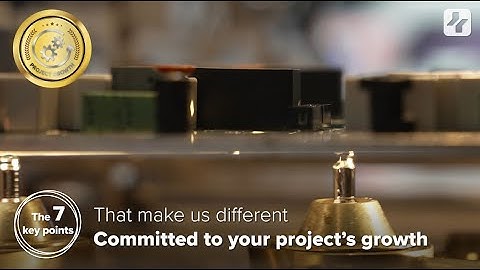 The 7 key points that make us different. 07_Your project