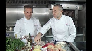 Roux Scholarship 2018: Masterclass recipe demonstration with Alain Roux and Michel Roux Jr